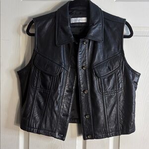 1990s Lambskin Vest by Valerie Stevens